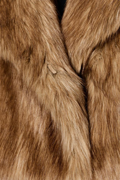 SHORT FAUX FUR-EFFECT JACKET